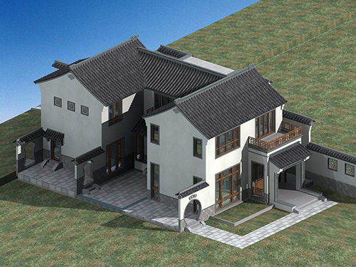 中式风格轻钢别墅
